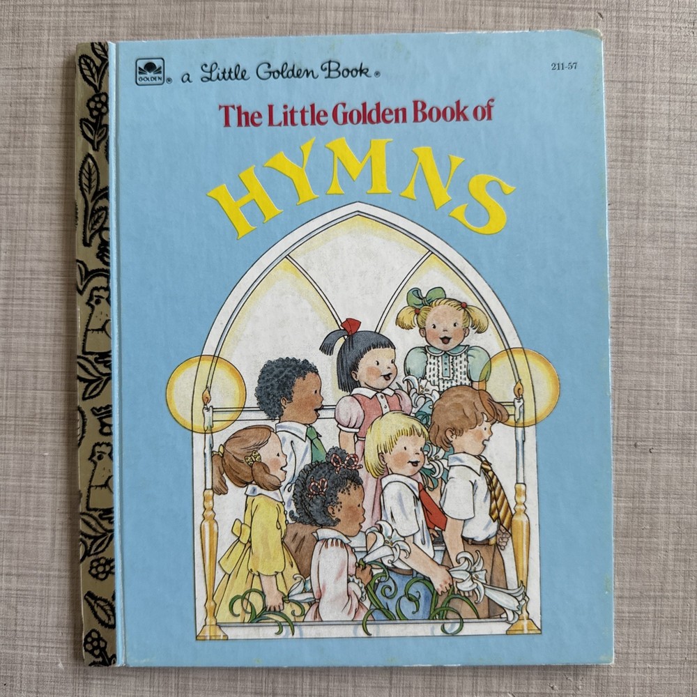 The Little Golden Book of Hymns VTG Illustrations from 1985 211-57
