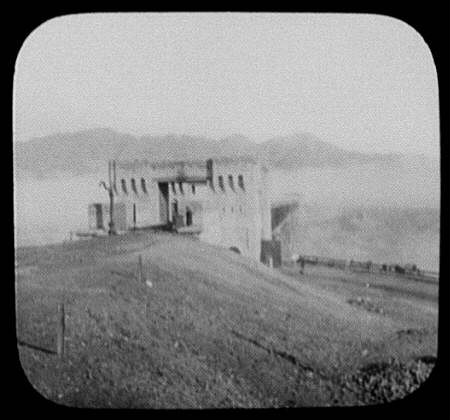 Fortified Bridge over Indus River,Attock,Pakistan,Railroad,1895,William Jackson