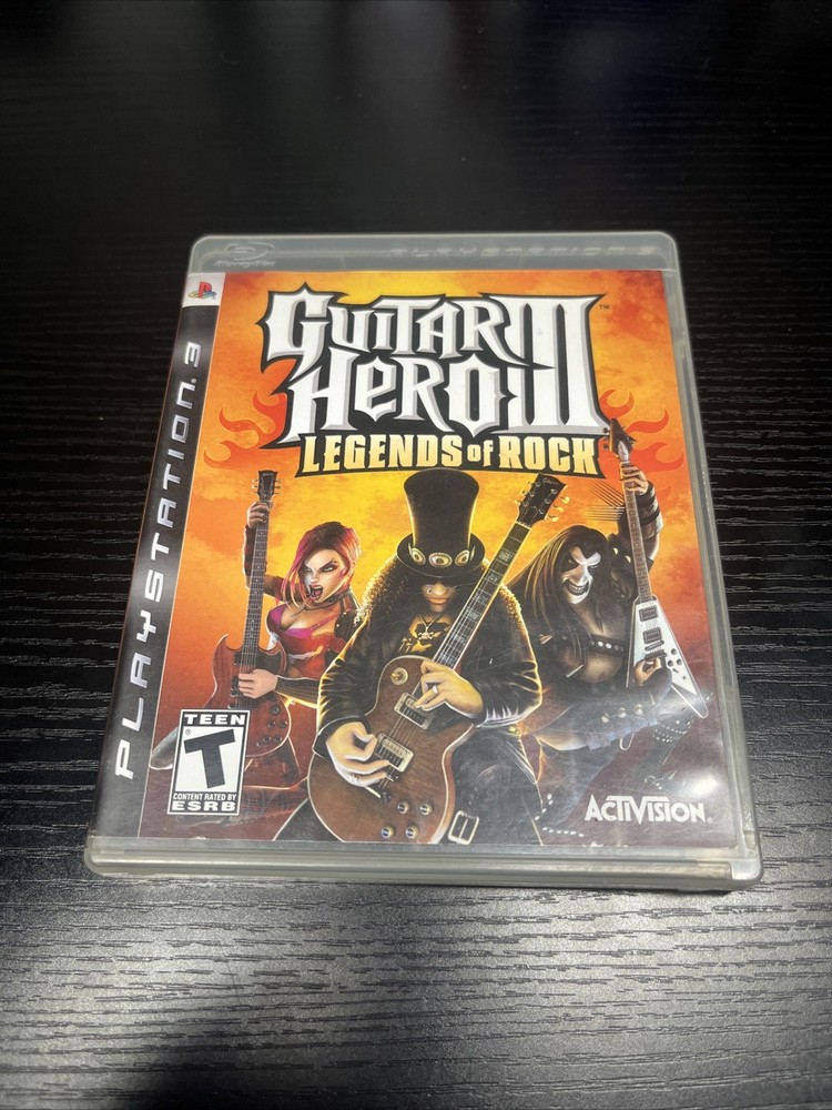 Guitar Hero 3 III Legends Of Rock Playstation 3 PS3