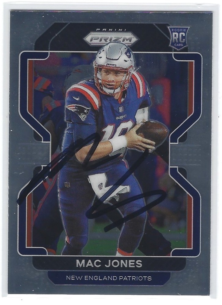 2021 Prizm Mac Jones Rookie In person Black Ink Auto