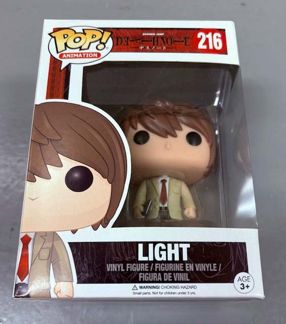 New Funko Pop Animation Anime 216 Light Yagami Death Note Vaulted