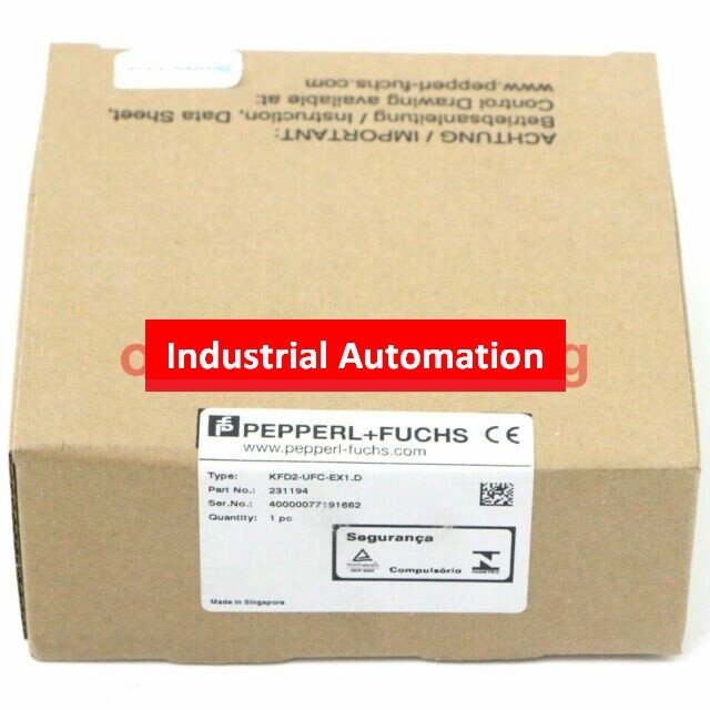 1PC New In Box   + FUCHS KFD2-UFC-EX1.D Safety Barrier One Year Warranty  *yt