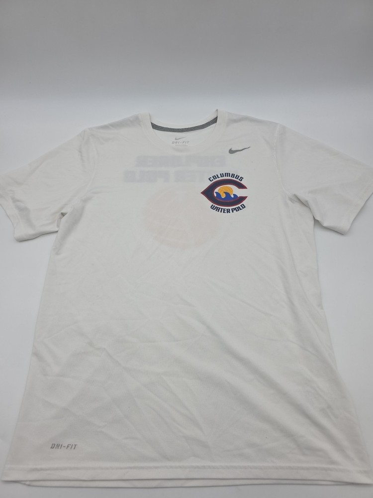 Nike T-shirt Men Medium White Graphic  Tee.#46462