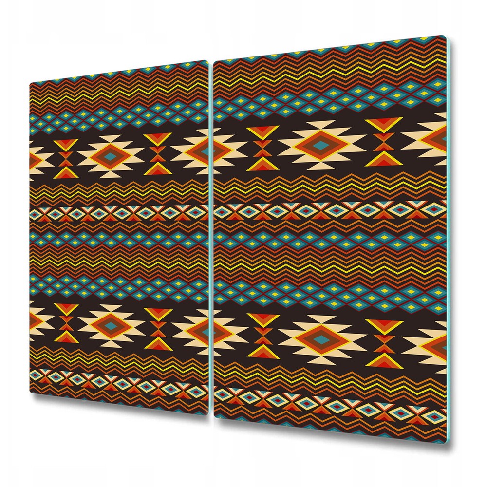 Glass Chopping Serving Utensil Serving Ethnic brown and yellow 2x30x52