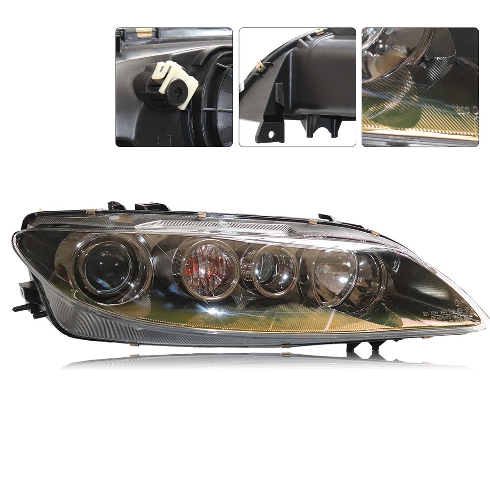 Headlight Headlamps For 2006 2007 2008 Mazda 6 Passenger Sides and Right
