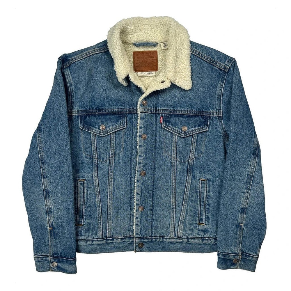 Levis Denim Jacket - Large Blue Denim