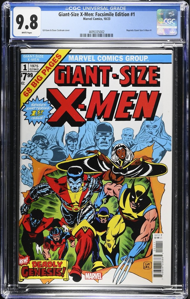 Giant-Size X-Men: Facsimile Edition 1 CGC 9.8  Reprints Giant-Size X-Men 1