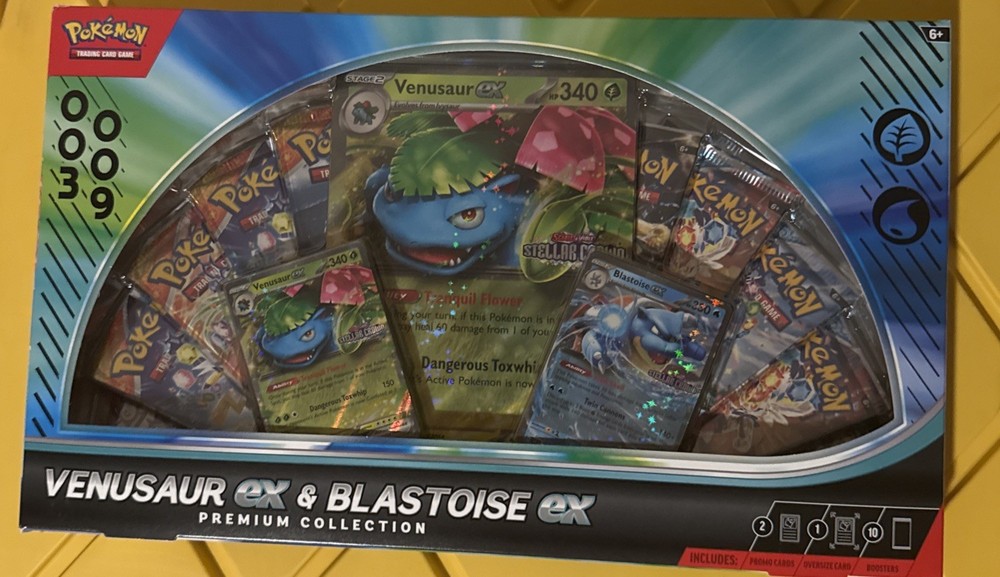 Pokemon Venusaur EX & Blastoise EX Premium Collection