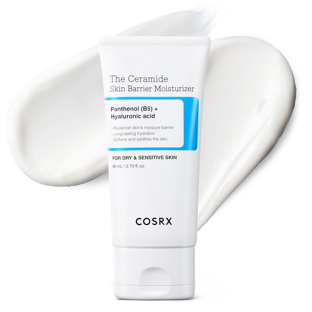 Ceramide Skin Barrier Moisturizer for Face with 7 Ceramides, Hyaluronic Acid & P