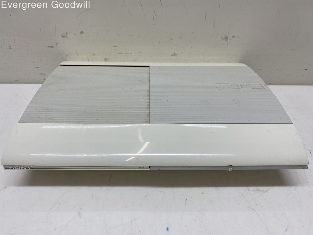 White PlayStation 3 Super Slim 500GB Console