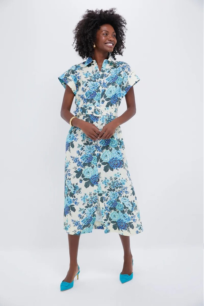 Tuckernuck NWT Wild Zinnia Linen Chloe Dress Size XS