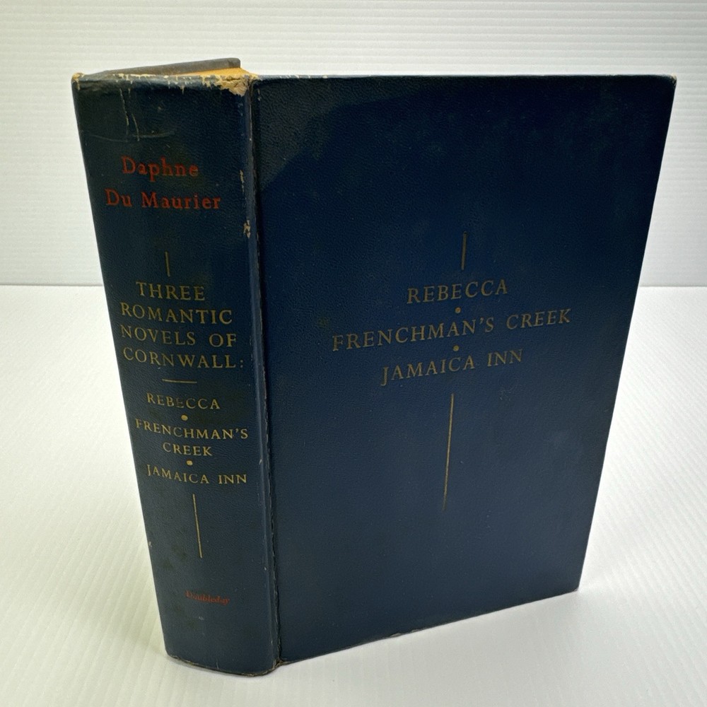 Daphne du Maurier 3 Novels of Cornwall HC Rebecca Frenchmans Creek Jamaica Inn