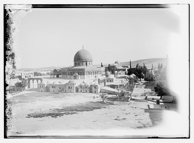 Photo:Jerusalem Palestine 1900s Dome of the Rock Mosque of Omar View