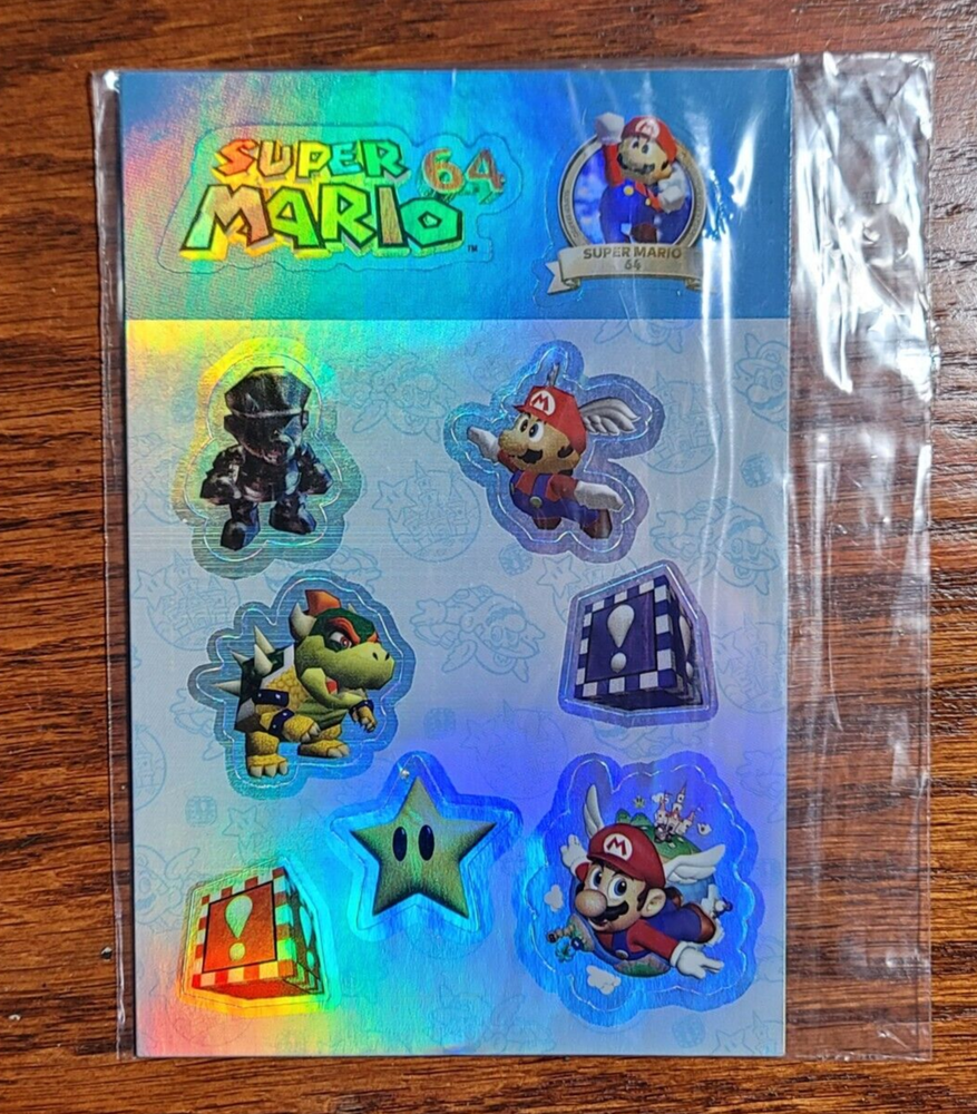 Super Mario 3d All Stars Set Of 4 Sticker Sheets