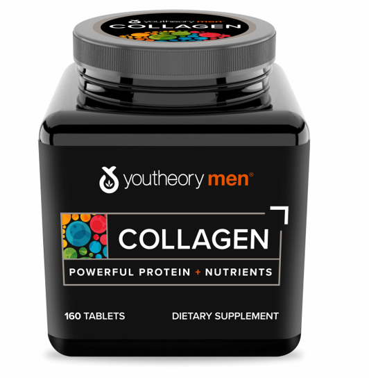 Youtheory Men Collagen Dietary Supplement- 160 count