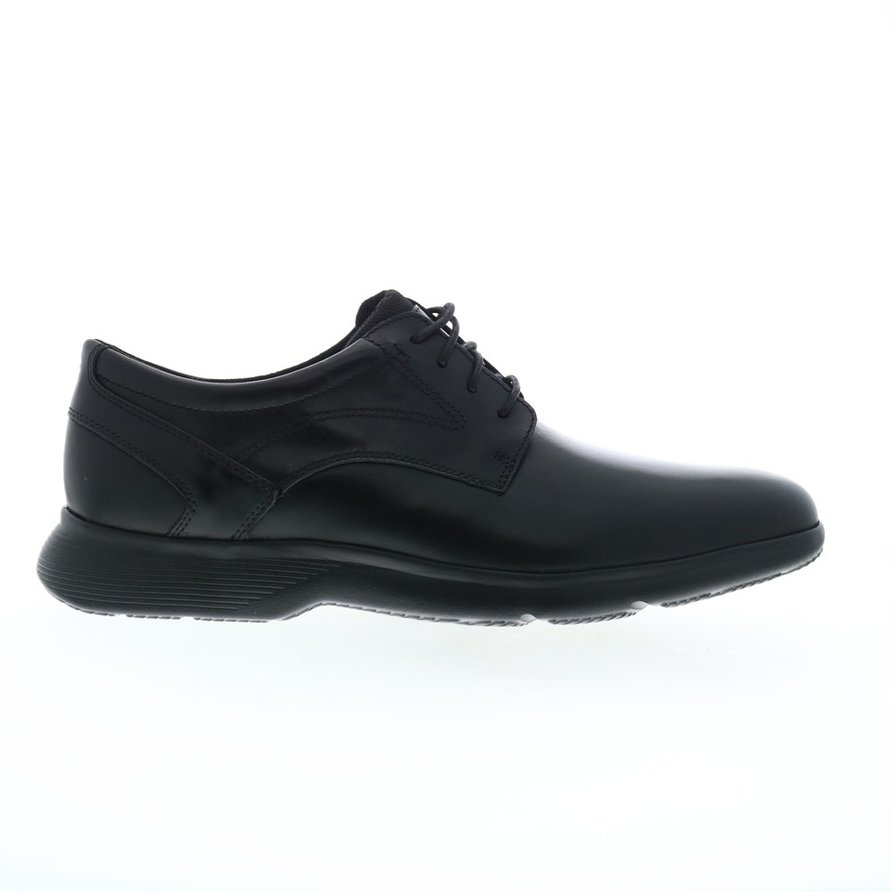 Rockport Truflex Dressport Plain Toe Mens Black Oxfords Plain Toe Shoes 10