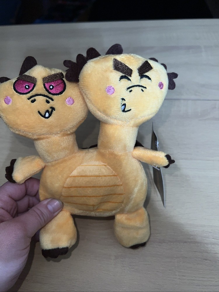 Japanese Ghiddy Two Headed Dragon Plush Toy 7 Inch Cute Monster