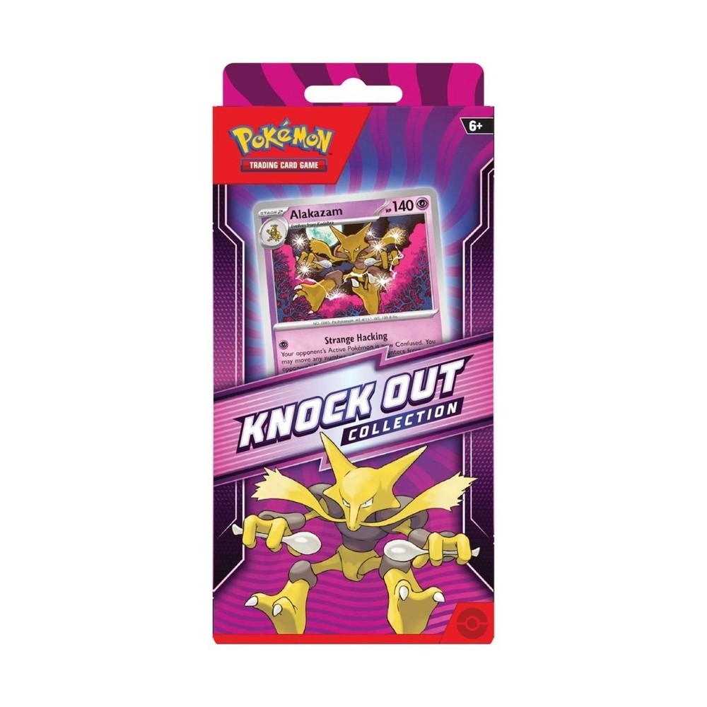 Pokemon TCG: 2025 Knock Out Collection — Alakazam (2 Packs + Promo) SEALED