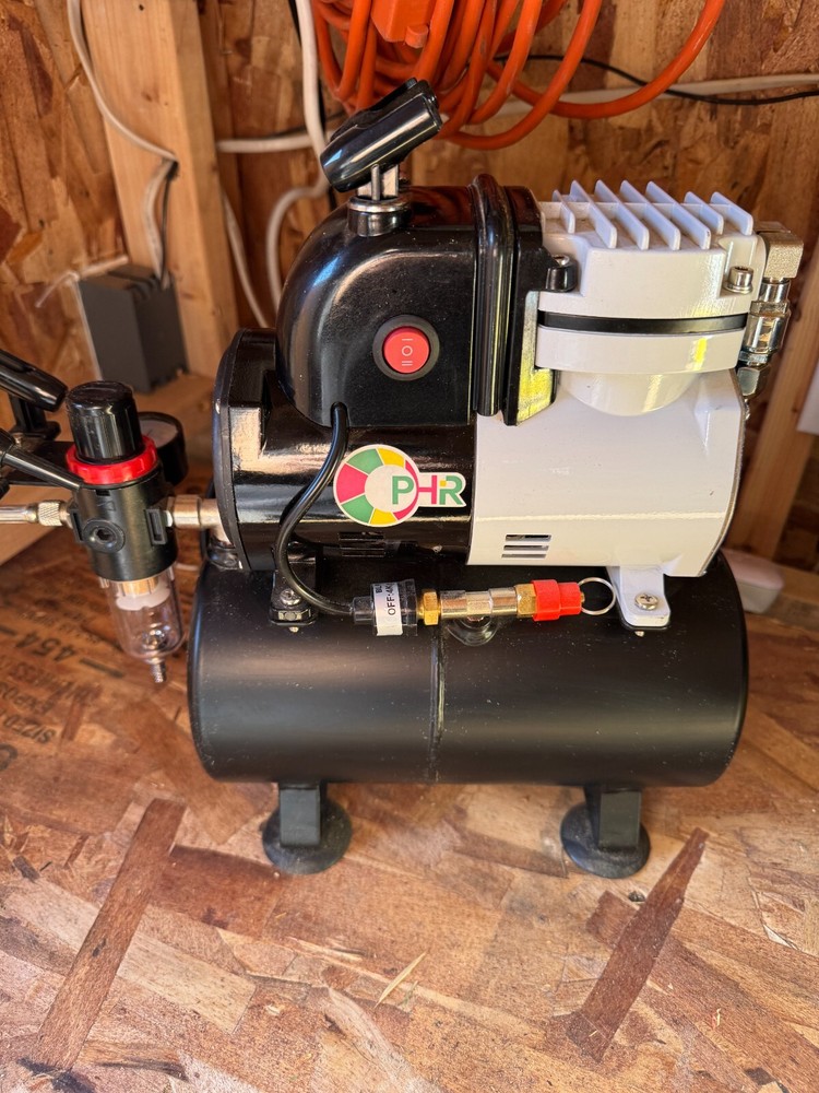 VEVOR Airbrush Kit Dual Fan Air Tank Compressor System Kit with 3.5L Air Tank