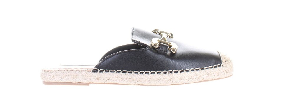 Steve Madden Womens Edda Black Espadrilles Size 7.5 (7716318)