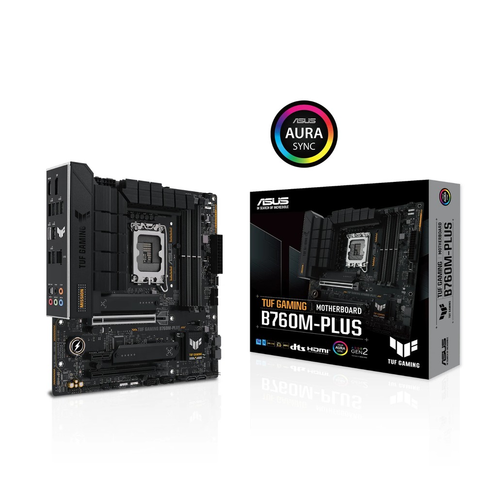 ASUS TUF GAMING B760M-PLUS micro ATX LGA1700 DDR5 Motherboard