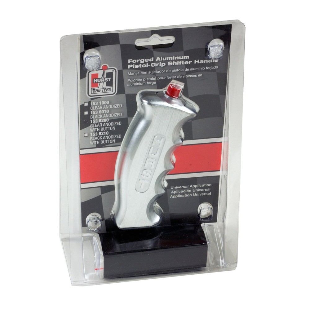 Hurst Pistol Grip Shifter Handle Knob 12V Switch M10-1.50 / M12-1.25 / M12-1.75