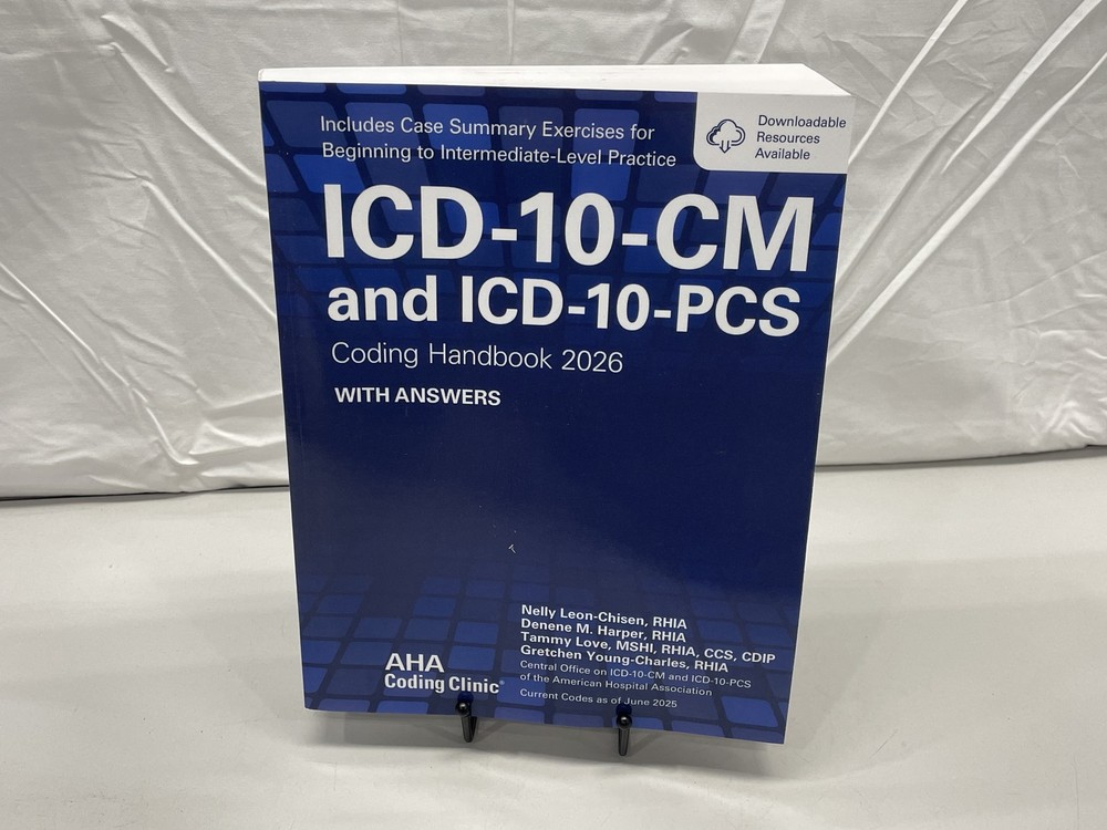 ICD-10-CM and ICD-10-PCS Coding Handbook with Answers by Nelly Leon-Chisen RHIA