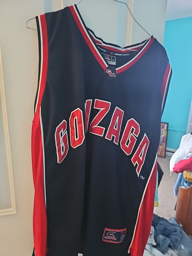 Gonzaga Bulldogs GU Basketball Jersey Men's XL #33 Colosseum Athletics NWT