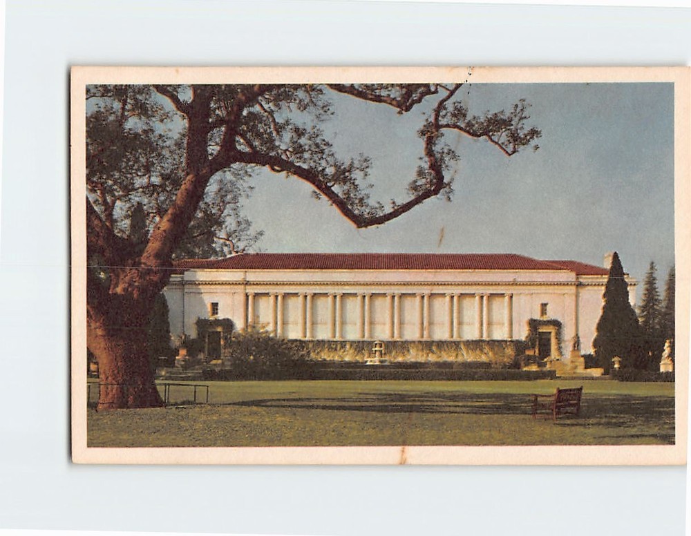 Postcard Henry E. Huntington Library San Marino California USA