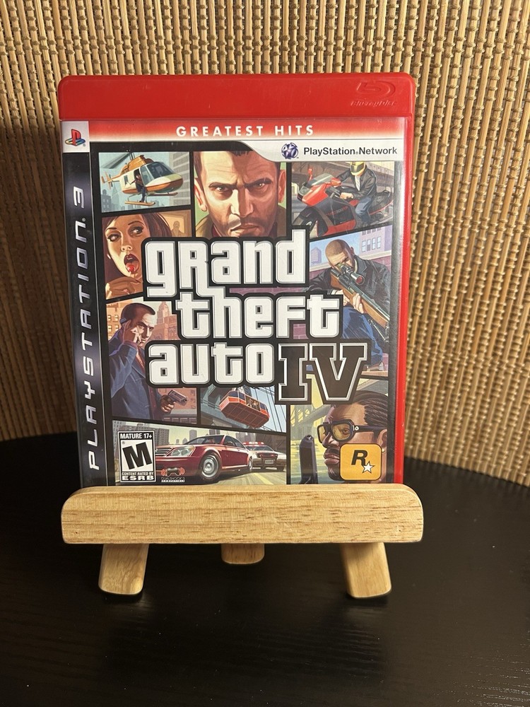 Grand Theft Auto IV GH (Sony PlayStation 3, 2008) Complete W/Map Tested Works