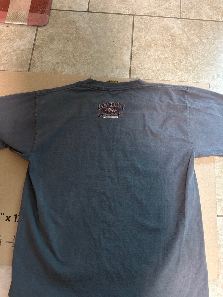 Vintage UAS Basketball Graphic Long Sleeve Cotton T-Shirt XL Made In USA