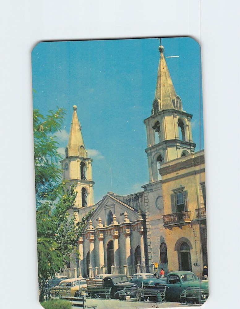 Postcard View to the Temple Matamoros Tamps. Mexico