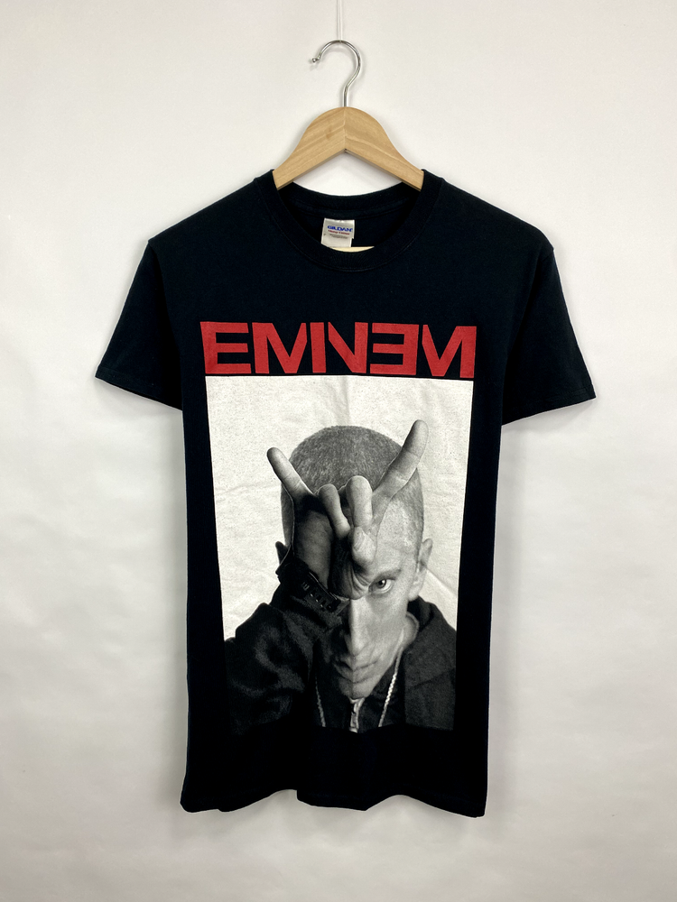 🎤 Vintage Eminem 2014 slim shady t-shirt rare retro Y2K hype size S color black