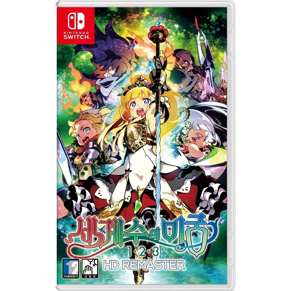 Switch Etrian Odyssey Origins Collection 1 2 3 Korean Version English Chinese