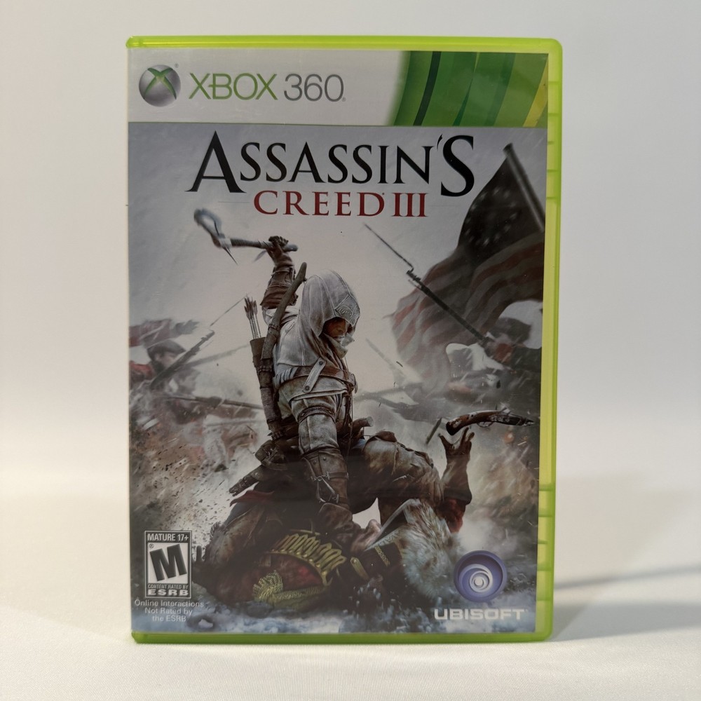 Assassin's Creed III Xbox 360 Ubisoft Action Adventure Game Complete in Box CIB