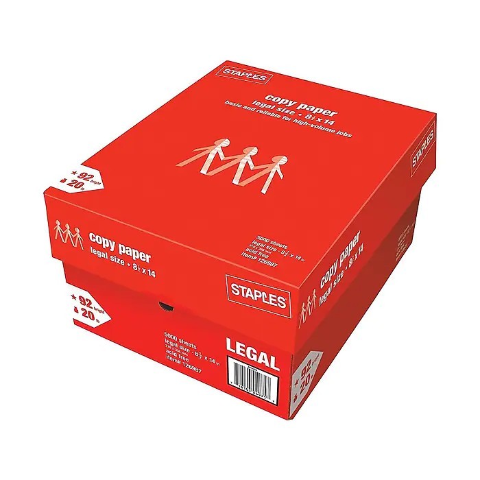 Staples Copy Paper, 8.5
