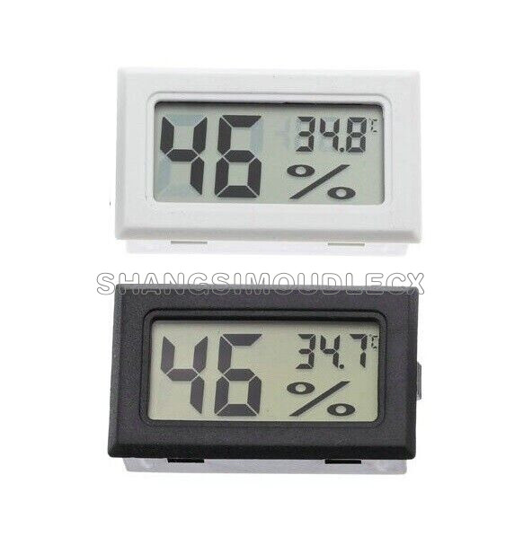 Digital LCD Thermometer Hygrometer Humidity Indoor Temperature Meter Black/White