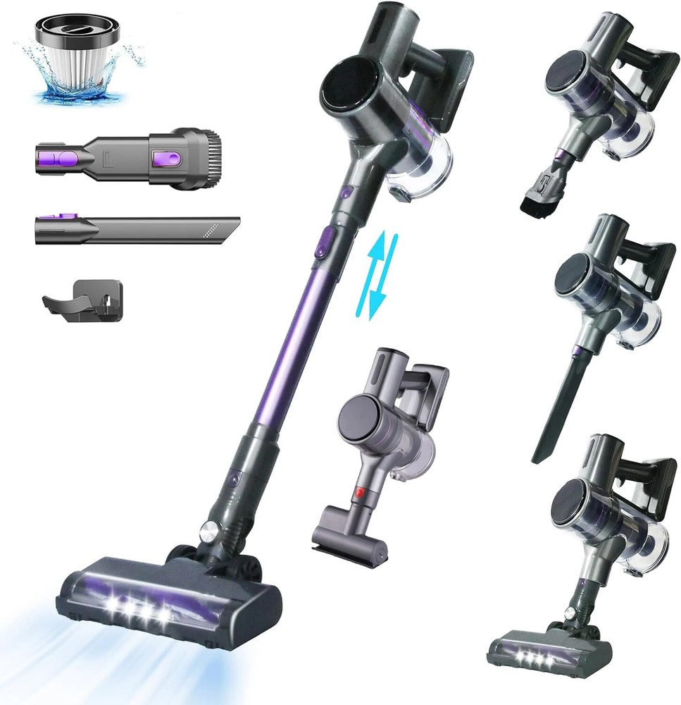 Portable Vacuum Cleaner Wireless 20Kpa For Mite Floor Sofa Curtains Pet Hair New