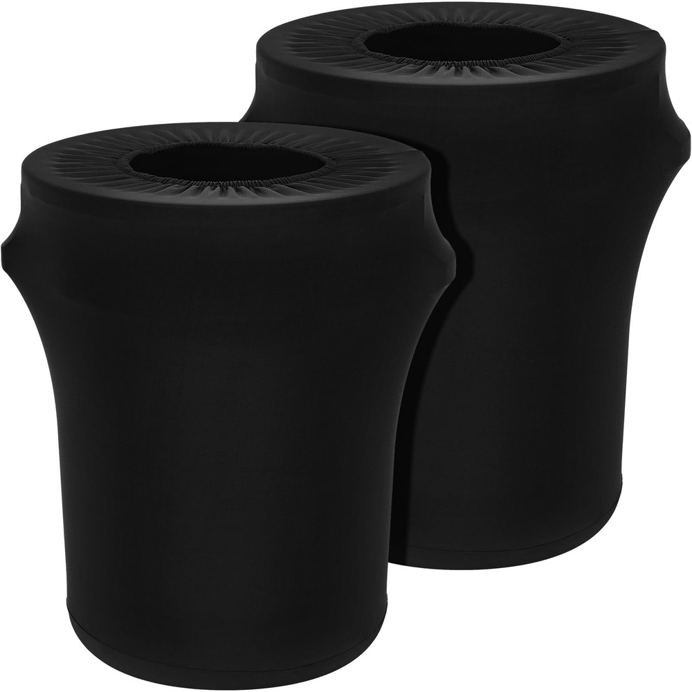 32 Gallon Stretch Trash Can Spandex Cover Outdoor Waste Garbage Can Spandex C...