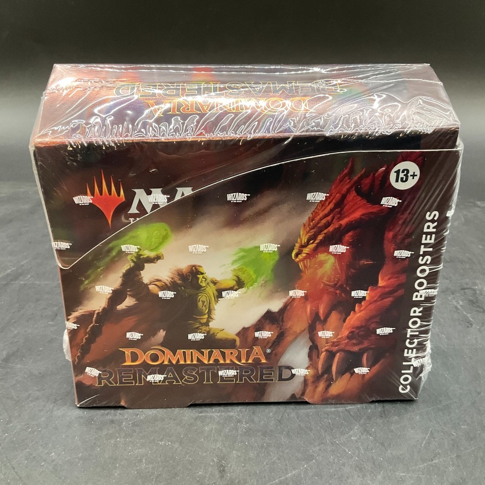 Magic the Gathering Dominaria Remastered Collector Booster Box SEALEDPROBSTEIN is actively accepting consignments !!