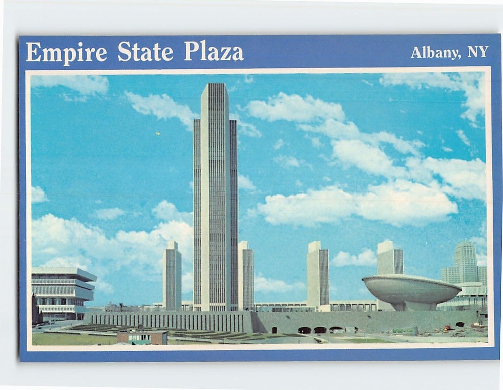 Postcard Empire State Plaza Albany New York USA