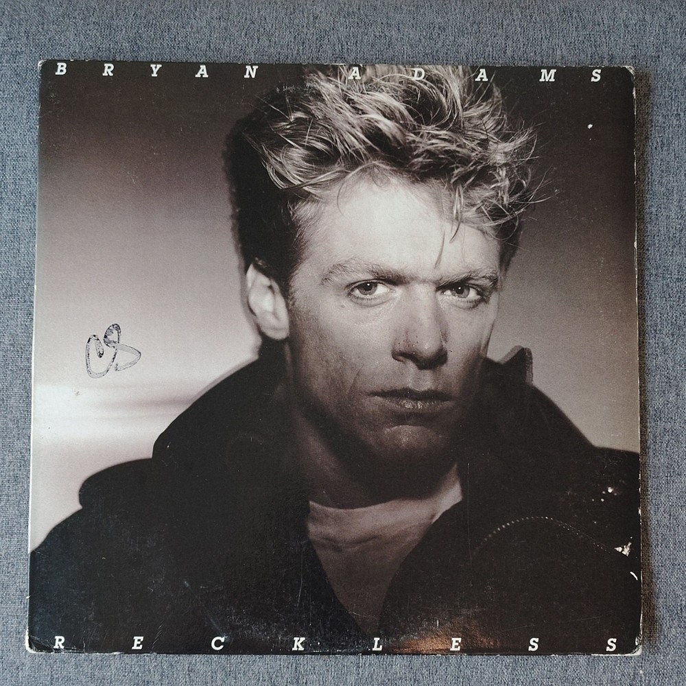 Bryan Adams Reckless LP Vinyl 12