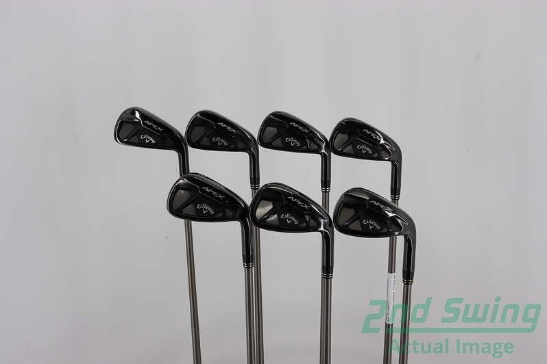 Callaway Apex 21 Black Iron Set 4-PW Graphite Regular Right 1/2 Inch Extended