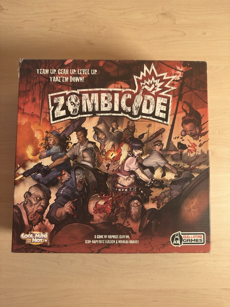 Zombicide (1st Edition) Board Game Base Set Guillotine Games 2018 Complete