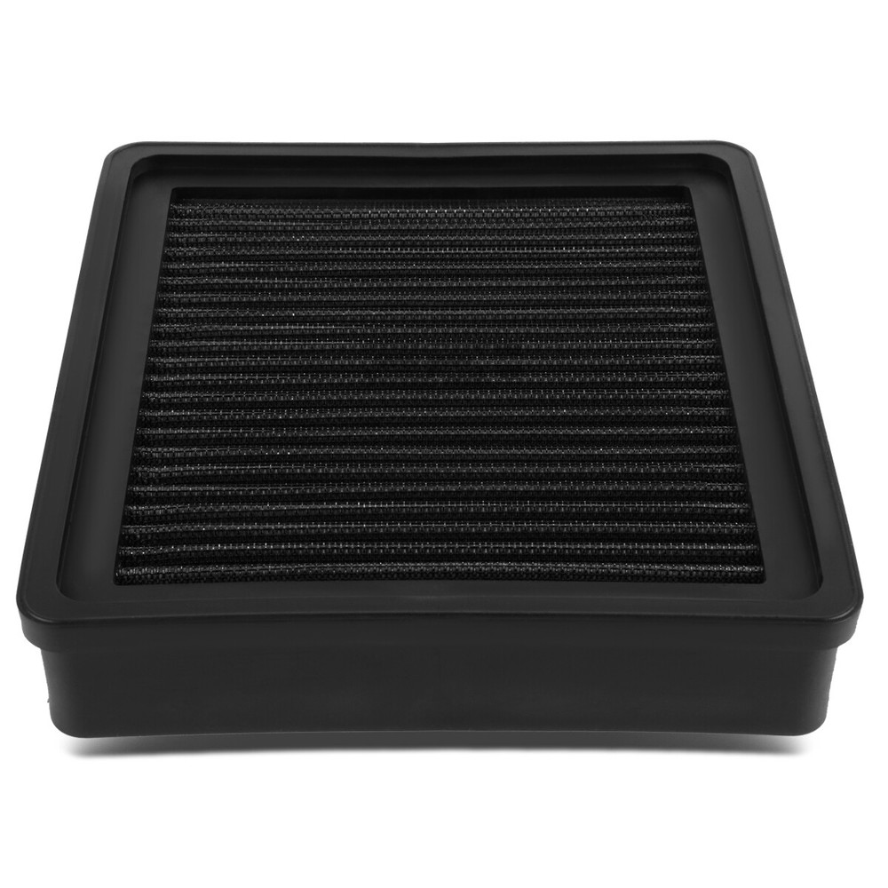 Fit 93-96 Colt/Mirage 1.5 Black Reusable&Washable High Flow Drop In Air Filter
