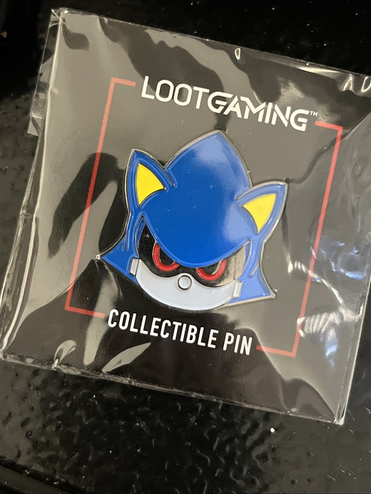 New Exclusive Sonic The Hedgehog - Loot Crate Gaming Pin - Sega