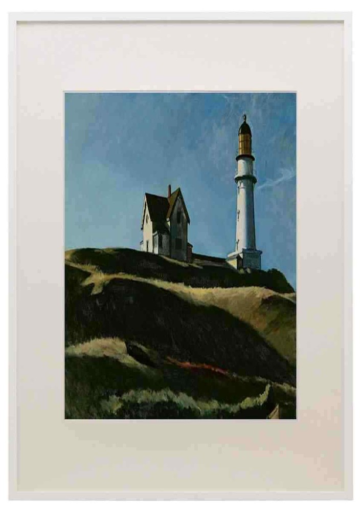 Edward Hopper Lighthouse Hill ModernismA3 A4 Framed Print Picture
