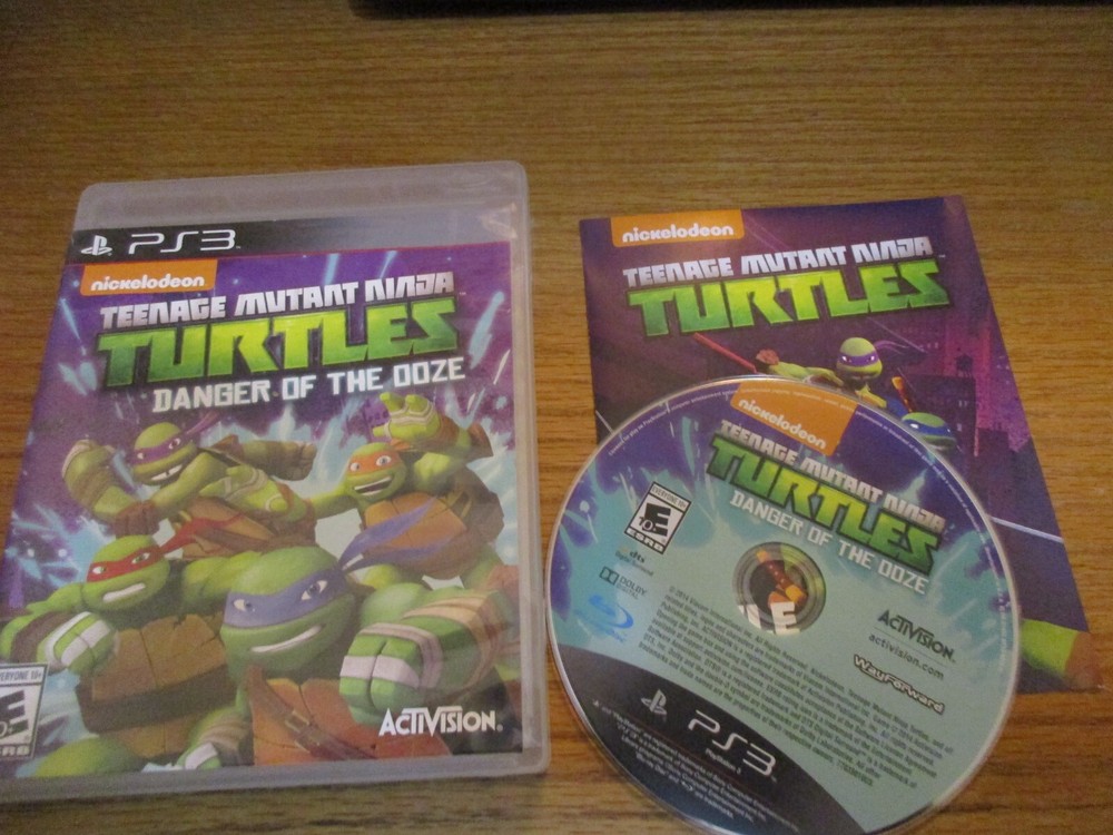 PS3 Teenage Mutant Ninja Turtles Danger of the Ooze Sony Playstation 3 Free Ship