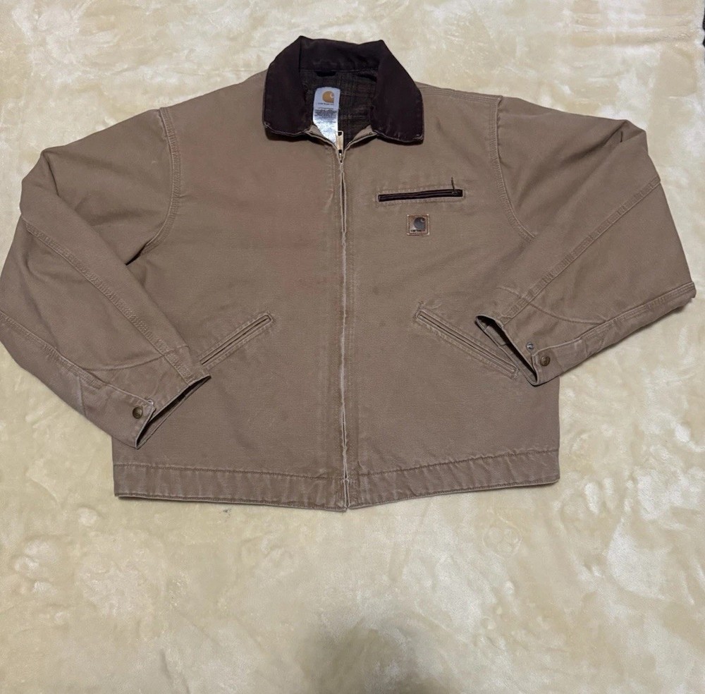 Interstellar Detroit Jacket J97 CML olive/navy plaidBlanket Lined. X-LARGE