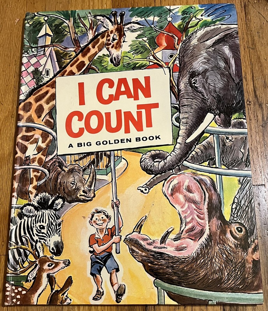 I CAN COUNT :  A Big Golden Book : Carl Memling : Feodor Rojankovsky : vintage